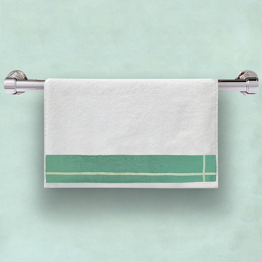 Mint Border Towel Pack